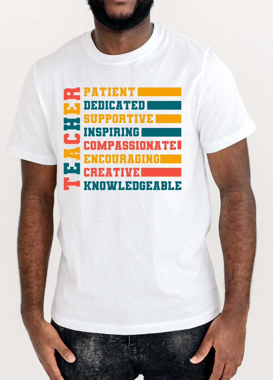 "Teacher" Retro Vibe T-Shirt