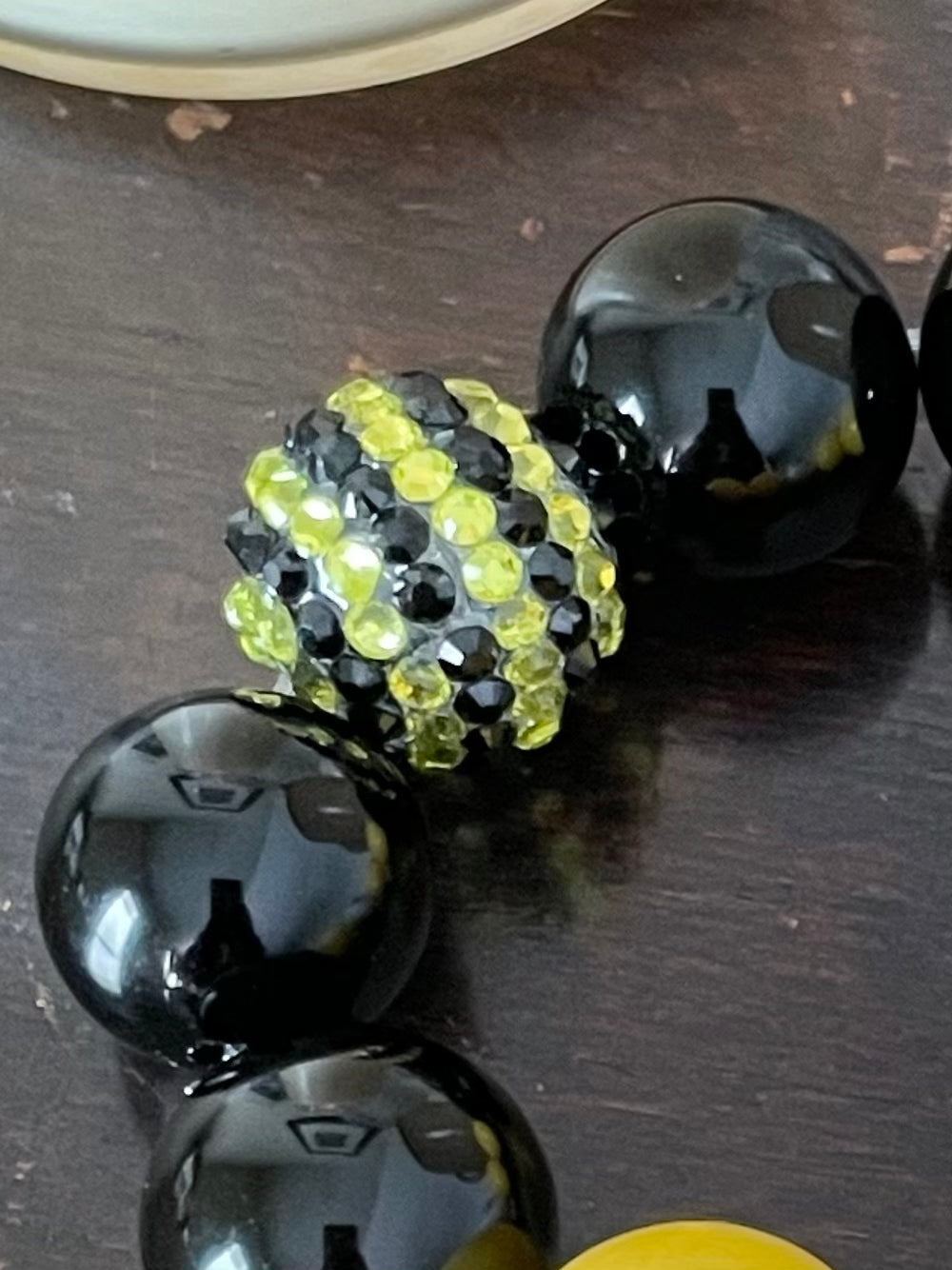 Keychain Beaded Bracelet Bumble Bee