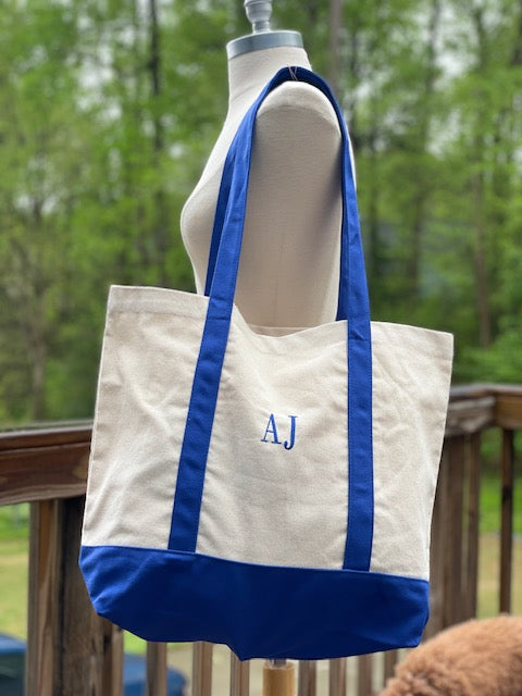 Canvas Boat Tote